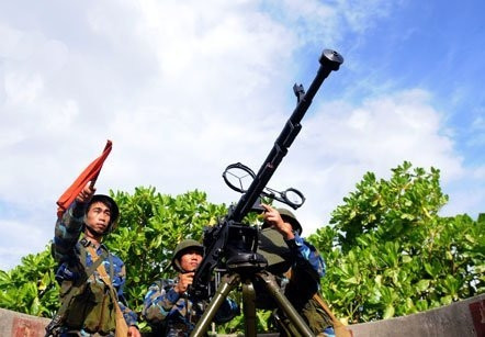 Công tác sẵn sàng chiến đấu luôn được chiến sĩ của đảo đảm bảo 24/24h