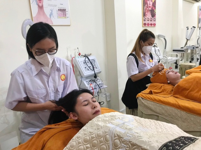 "Bà chủ" spa chăm sóc da Phạm Đăng Lương An (Ảnh: H.N). "Bà chủ" spa chăm sóc da Phạm Đăng Lương An (Ảnh: H.N).