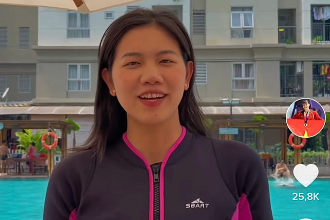 Sự trở lại sau khi tuyên bố giải nghệ của Ánh Viên thu hút nhiều sự quan tâm (Ảnh chụp màn hình, nguồn A.V).