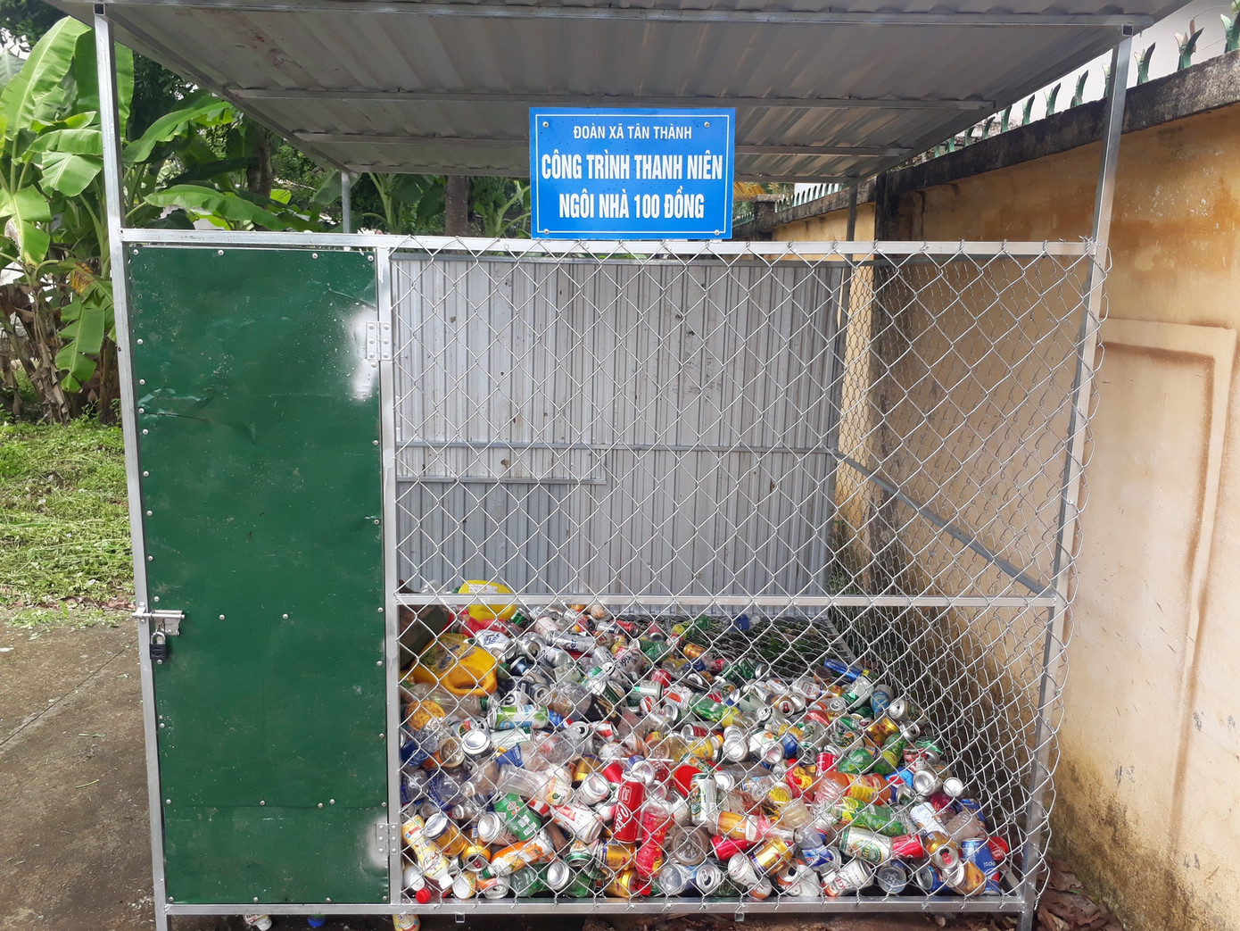 Một trong số các điểm đặt &quot;Ngôi nhà 100 đồng&quot; tại xã Tân Thành.