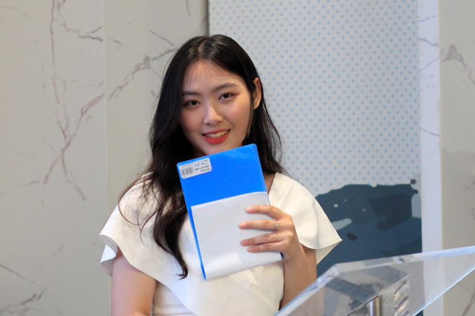 Trà My đang là thực tập sinh tại Khoa Pháp ngữ Học viện Ngoại giao (Ảnh: NVCC)