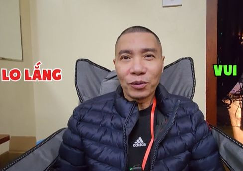 NSND Công Lý xúc động khi trở lại chương trình Táo quân 2023. Ảnh: CMH. NSND Công Lý xúc động khi trở lại chương trình Táo quân 2023. Ảnh: CMH.