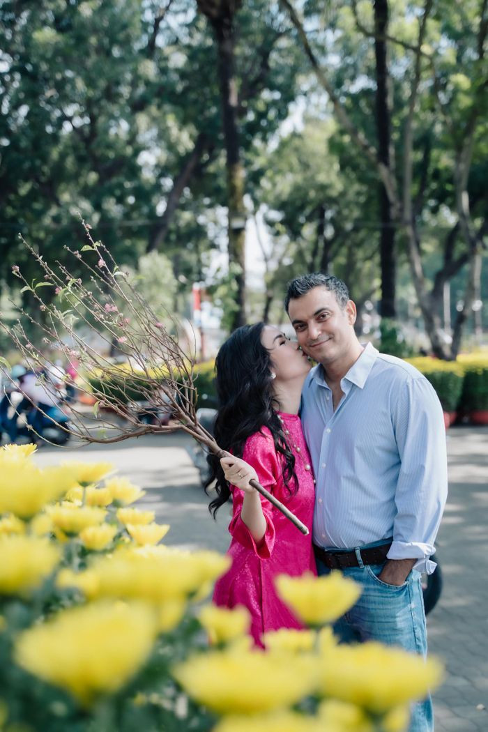 Tết 2023, gia đình Võ Hạ Trâm đón Tết tại Việt Nam. Thời gian này, thời tiết ở Ấn Độ rất lạnh, không tốt cho sức khỏe bé Moon. Tuần trước, vợ chồng cô đưa con du lịch Tết sớm ở Phú Quốc.