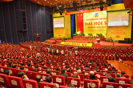 Toàn cảnh Đại hội VI Hội Nông dân Việt Nam