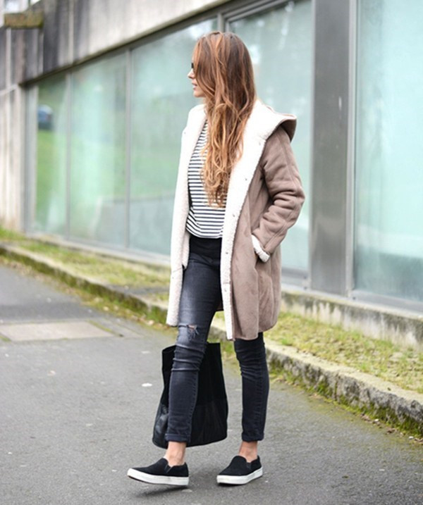 Áo khoác da lộn - “tuyên ngôn” của những cô nàng sành điệu ảnh 4