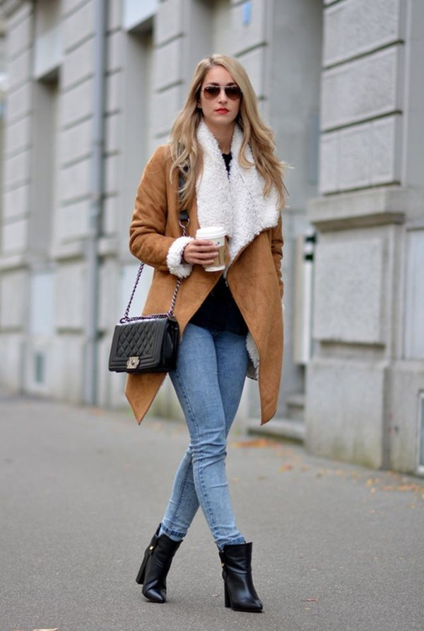 Áo khoác da lộn - “tuyên ngôn” của những cô nàng sành điệu ảnh 6