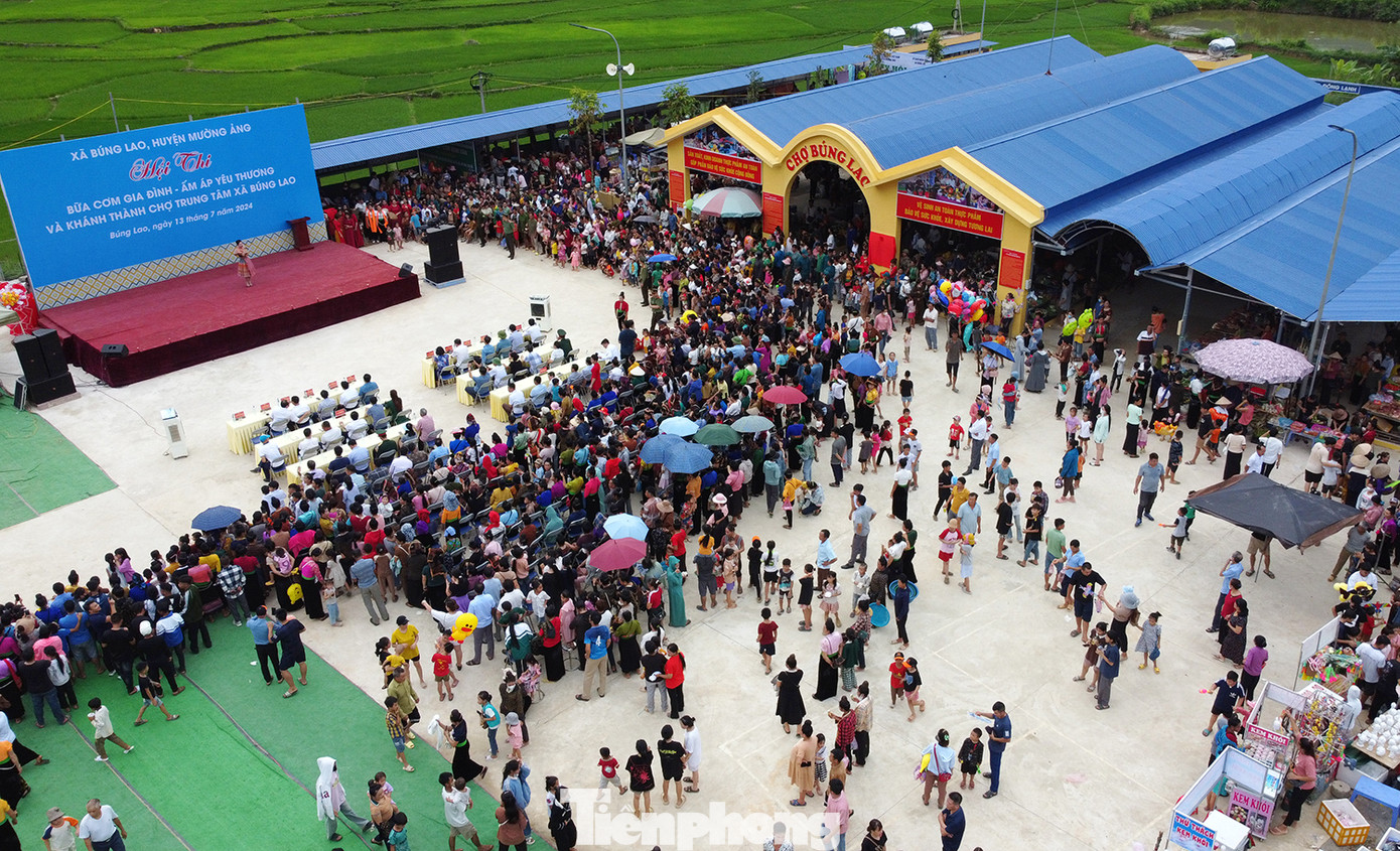 Chợ trung tâm xã Búng Lao, huyện Mường Ảng được UBND huyện Mường Ảng phê duyệt với tổng mức đầu tư: 7 tỷ đồng bằng Nguồn vốn ngân sách huyện.
