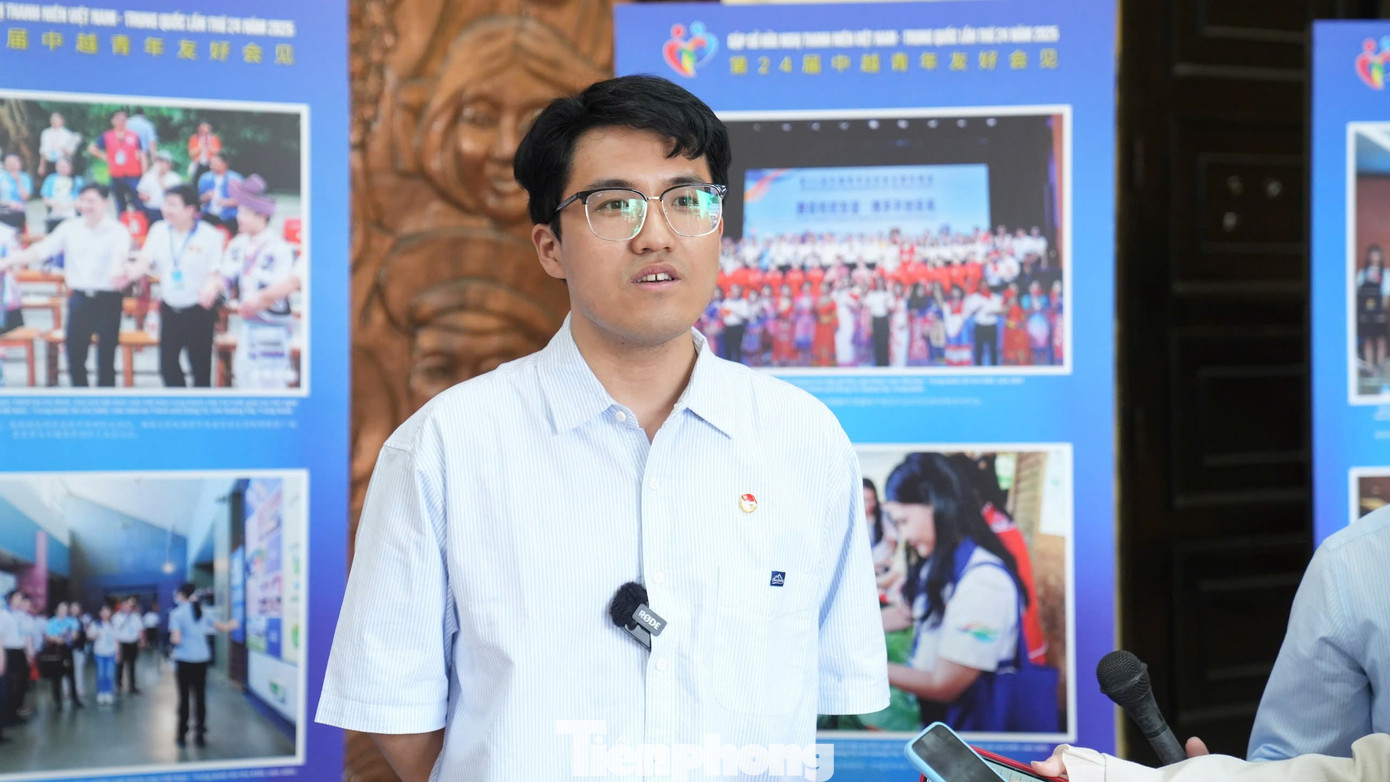 Anh Tiền Lạc Hi - Chủ tịch Thường trực thường trú Hội Liên hiệp Sinh viên toàn quốc Trung Quốc. Ảnh: Hoàng Mạnh Thắng Anh Tiền Lạc Hi - Chủ tịch Thường trực thường trú Hội Liên hiệp Sinh viên toàn quốc Trung Quốc. Ảnh: Hoàng Mạnh Thắng