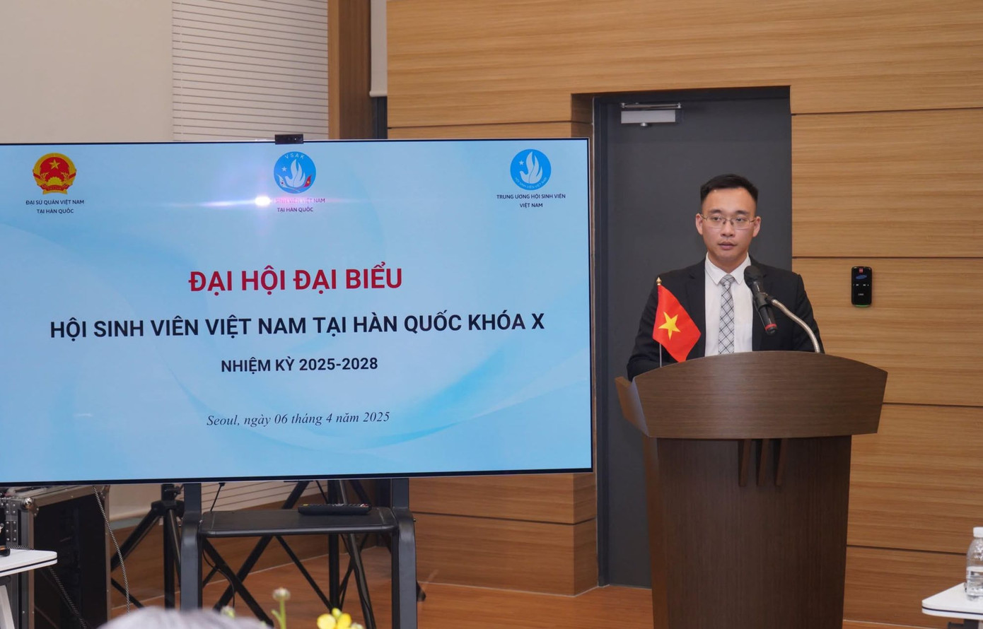 Anh Nguyễn Trần Hưng được hiệp thương bầu giữ chức danh Chủ tịch Hội Sinh viên Việt Nam tại Hàn Quốc nhiệm kỳ 2025 - 2028. Anh Nguyễn Trần Hưng được hiệp thương bầu giữ chức danh Chủ tịch Hội Sinh viên Việt Nam tại Hàn Quốc nhiệm kỳ 2025 - 2028.