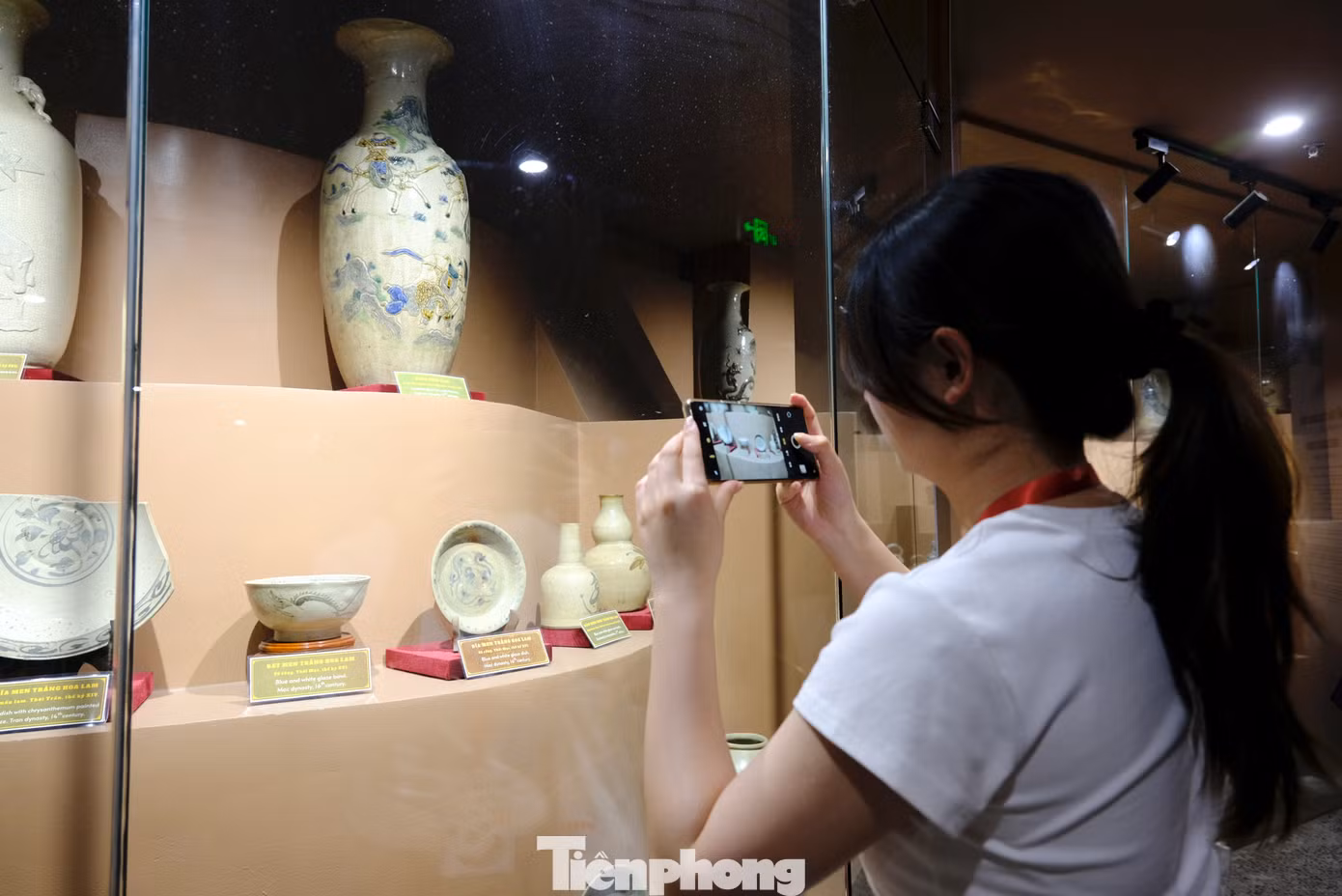 Các sản phẩm được trưng bày tại bảo tàng. Ảnh: Châu Linh