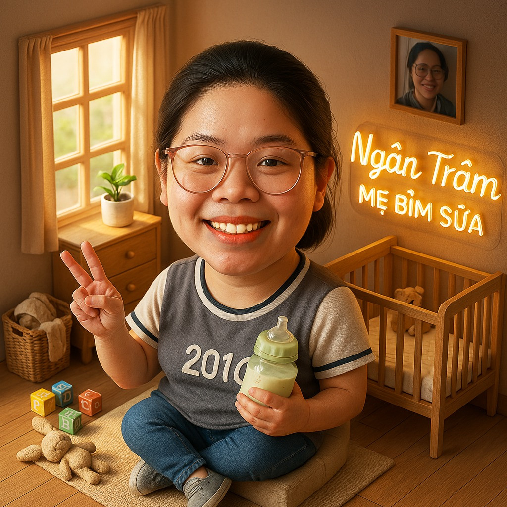 Em đâu có đi làm, hổng có thẻ nhân viên ạ! Nay chắc mọi người nhận lương rồi, còn em thì không lương, không lễ...", chia sẻ hài hước của nickname Ngân Trâm khi đu trend tạo ảnh thẻ nhân viên 3D.