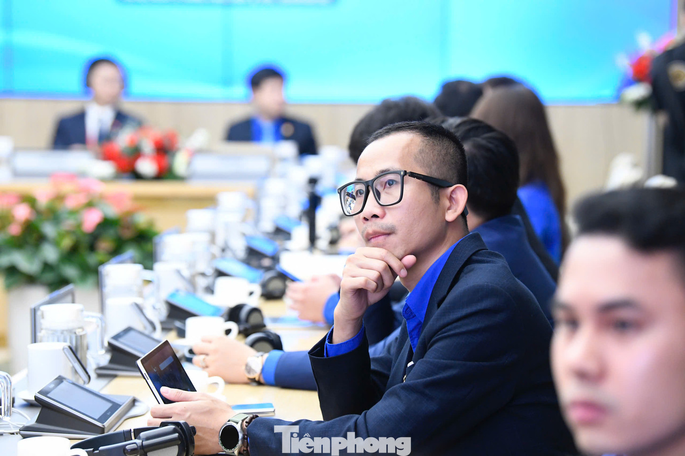 Đại biểu thanh niên Việt Nam tham dự tọa đàm.