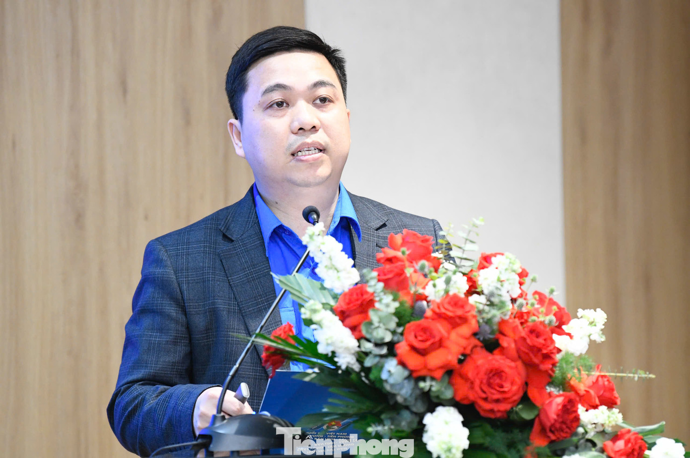 Anh Vũ Gia Luyện - Gương mặt trẻ Việt Nam tiêu biểu năm 2021 chia sẻ tại chương trình.