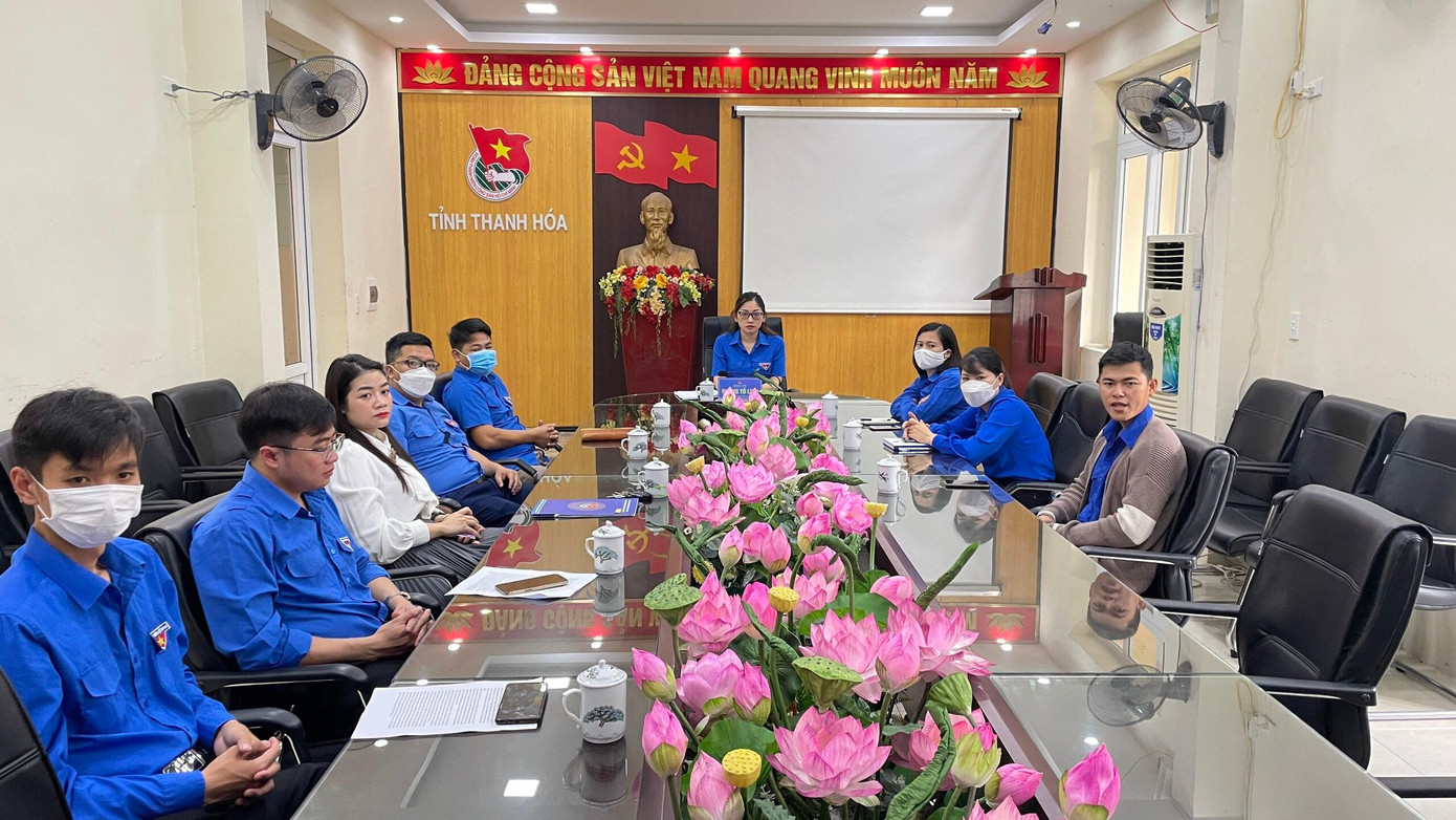 Các điểm cầu thu hút nhiều bạn trẻ tham gia Các điểm cầu thu hút nhiều bạn trẻ tham gia