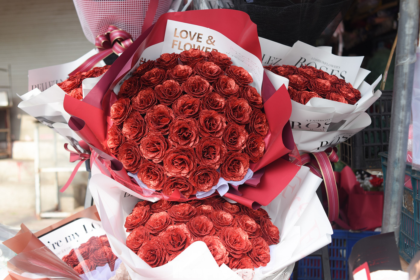 Hoa hồng sáp là quà tặng rất hot với giới trẻ.