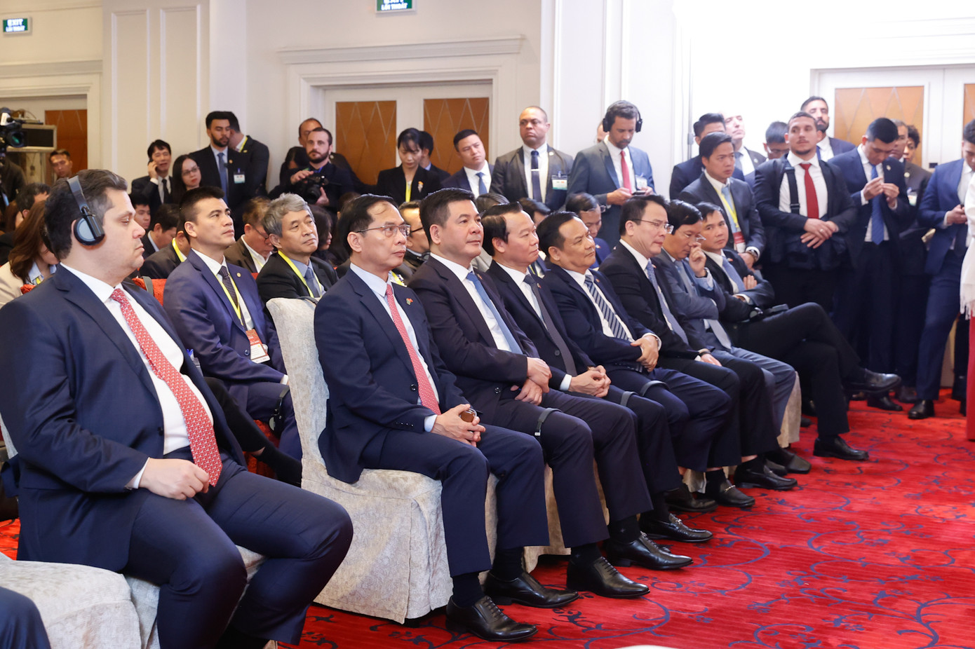 Các đại biểu dự Diễn đàn Kinh tế Việt Nam - Brazil. Ảnh: VGP/Nhật Bắc.