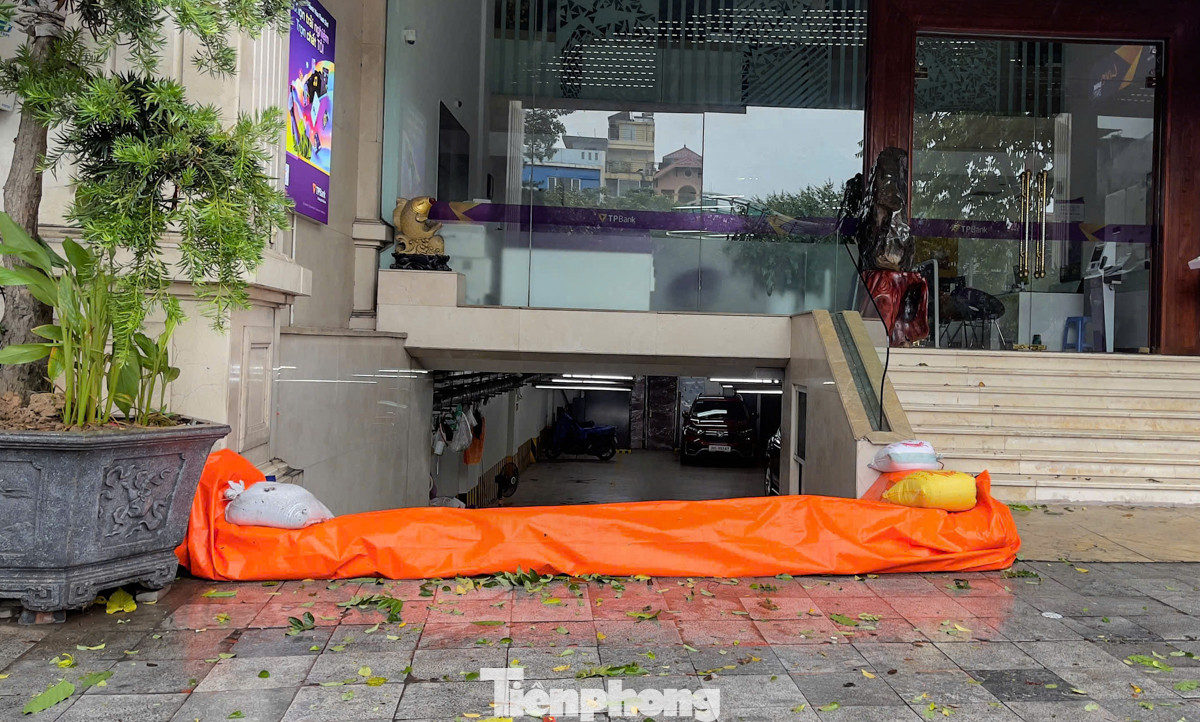 "Lo lắng lắm, chỉ sợ nước ngập hết vào hầm xe rất khó giải quyết. Chỉ mong bão nhẹ cho người dân an lòng", anh Viết Huy chia sẻ.