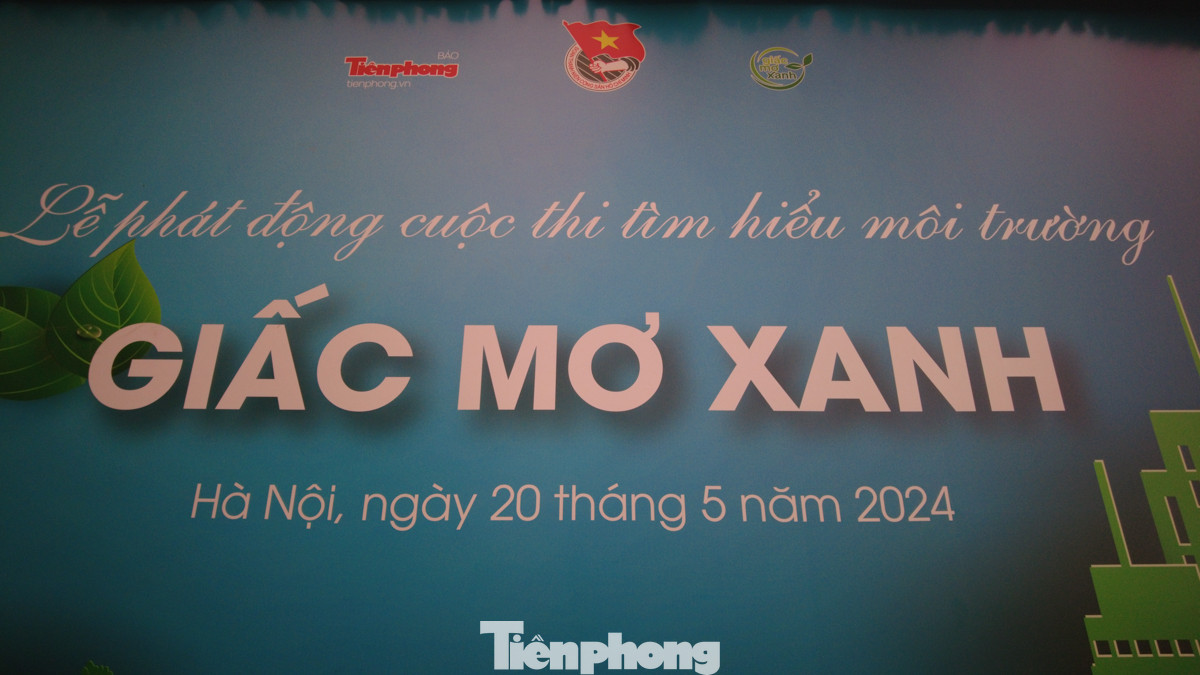 Cuộc thi tìm hiểu môi trường 'Giấc mơ xanh' do Báo Tiền Phong tổ chức, dưới sự chỉ đạo của Trung ương Đoàn TNCS Hồ Chí Minh, với mục tiêu nâng cao nhận thức, góp phần thay đổi hành vi, lối sống trong cộng đồng để cùng chung tay bảo vệ môi trường và thích ứng với biến đổi khí hậu.
