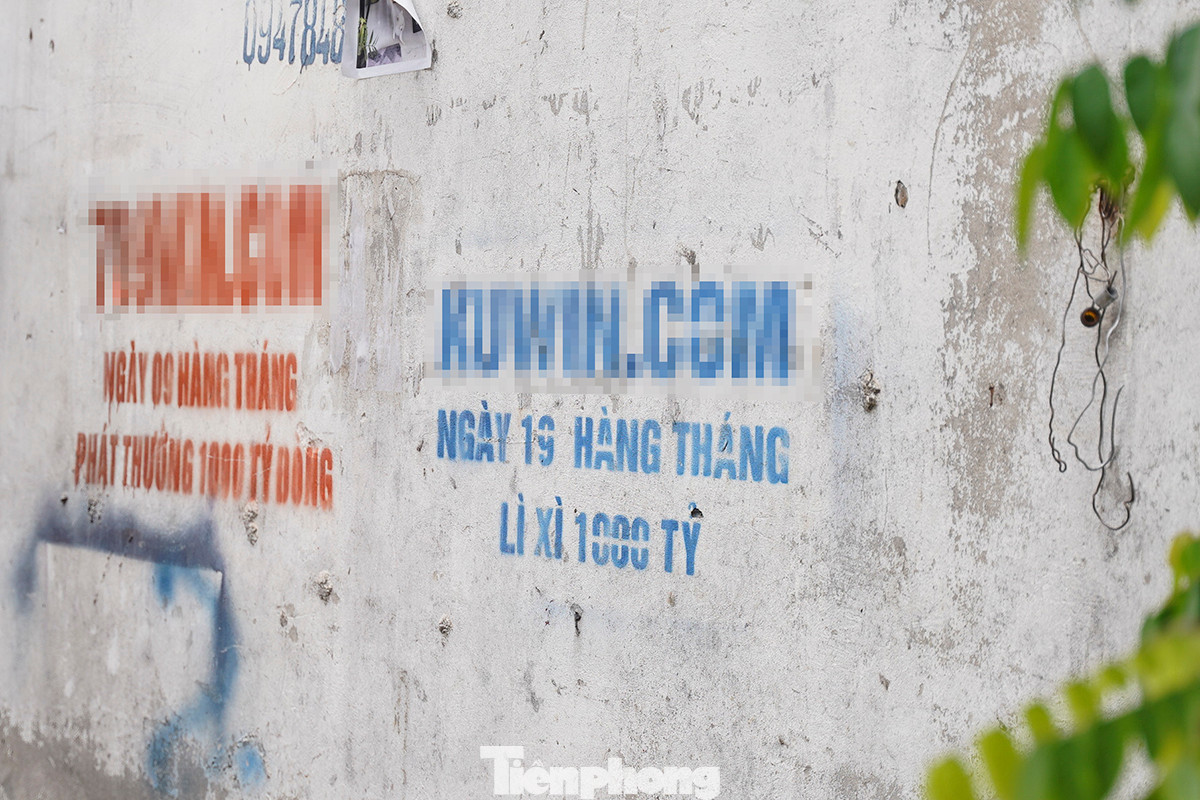 Chị Lê Thị Nga (ngõ 143 Quan Hoa) cho biết, các đối tượng thường sơn trong đêm lúc người dân đã đi ngủ. "Tôi lo lắng cho các con, các cháu khi nhìn thấy các quảng cáo này".