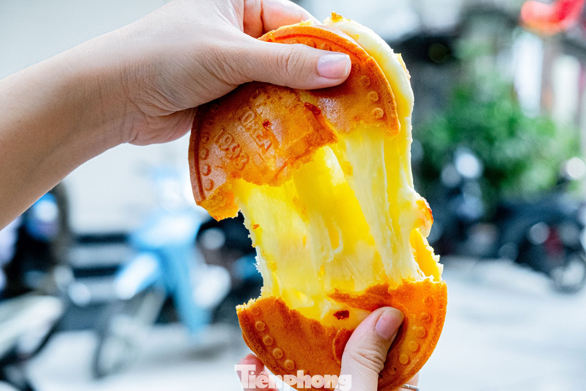 Bánh đồng xu phô mai Hàn Quốc được làm chủ yếu từ bột và phần nhân phô mai chảy kéo dài, tạo hình của chiếc bánh là hình đồng xu 10 won của Hàn Quốc. Khi còn nóng, chiếc bánh với phần nhân phô mai được kéo ra trông khá hấp dẫn, đẹp mắt và nhanh chóng trở thành trào lưu mới của giới trẻ Hà Nội. Một chiếc bánh được các cửa hàng bán ra với giá trung bình khoảng 30 nghìn đồng.