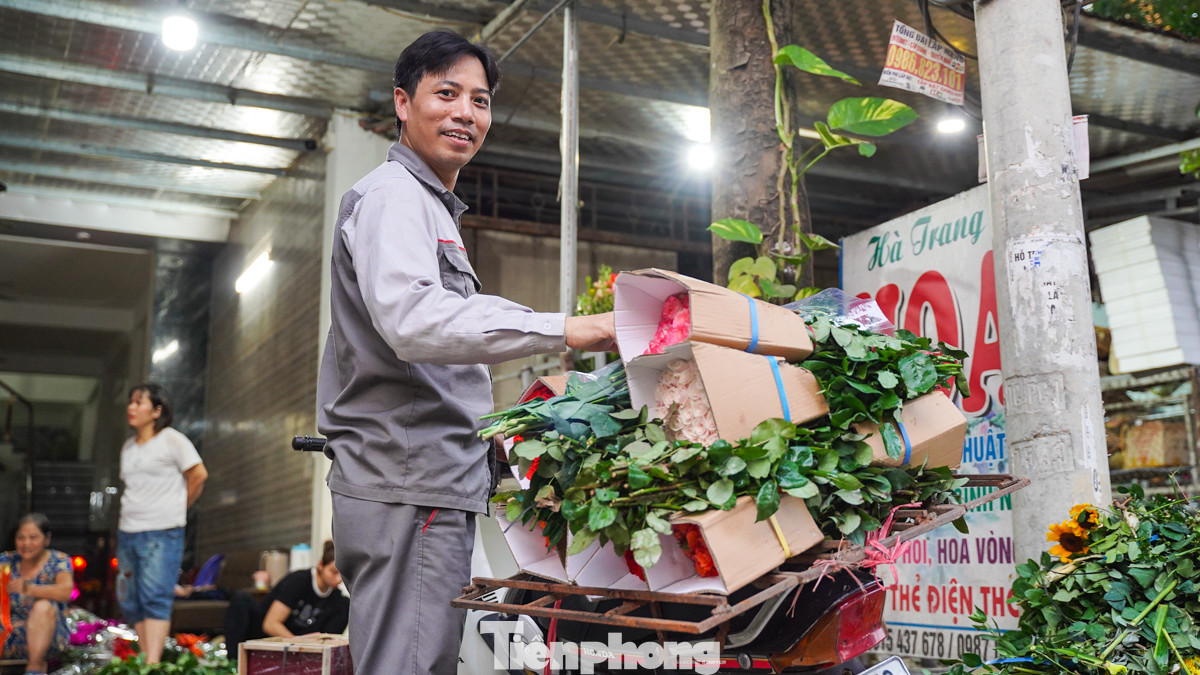 Giá hoa hồng hiện tại ở làng hoa Mê Linh dao động từ 3.500 đến 4.000 đồng/bông. Tuy nhiên, nguồn cung không đủ để đáp ứng nhu cầu thị trường.