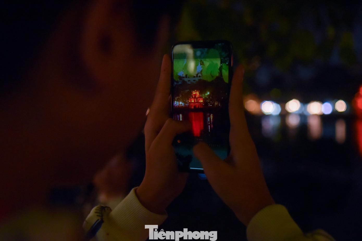 Sự kiện đếm ngược (Countdown) tại phố đi bộ Hồ Gươm nằm trong chuỗi sự kiện mừng Tết Dương lịch 2024.