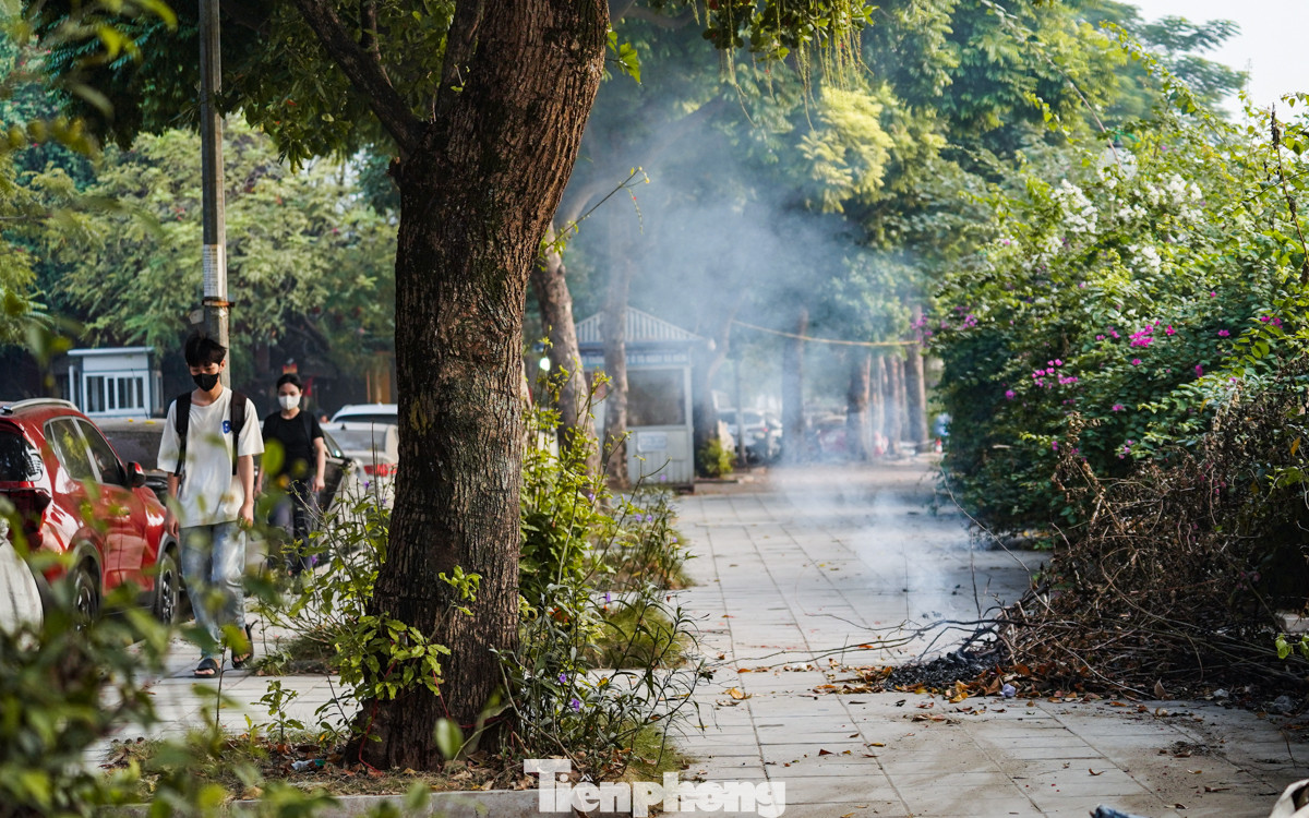 Bạn Lê Hữu Khương (quận Cầu Giấy) chia sẻ: "Mấy hôm nay, mỗi lần ra đường tôi đều bắt gặp rác thải bị đốt ven đường. Tôi cảm thấy rất khó chịu. Tôi nghĩ, khói bụi không chỉ ảnh hưởng đến sức khỏe mà còn làm giảm chất lượng cuộc sống".