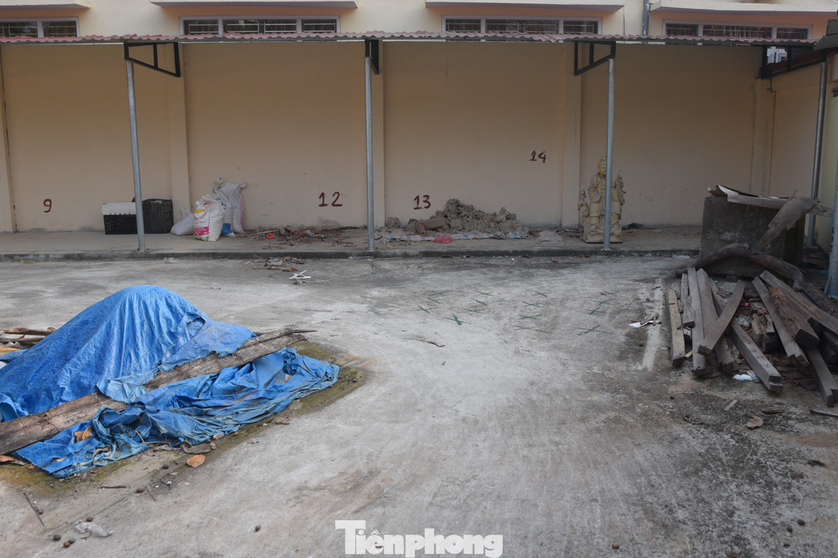 Nhiều hạng mục cho thấy dấu hiệu nhếch nhác, xuống cấp.