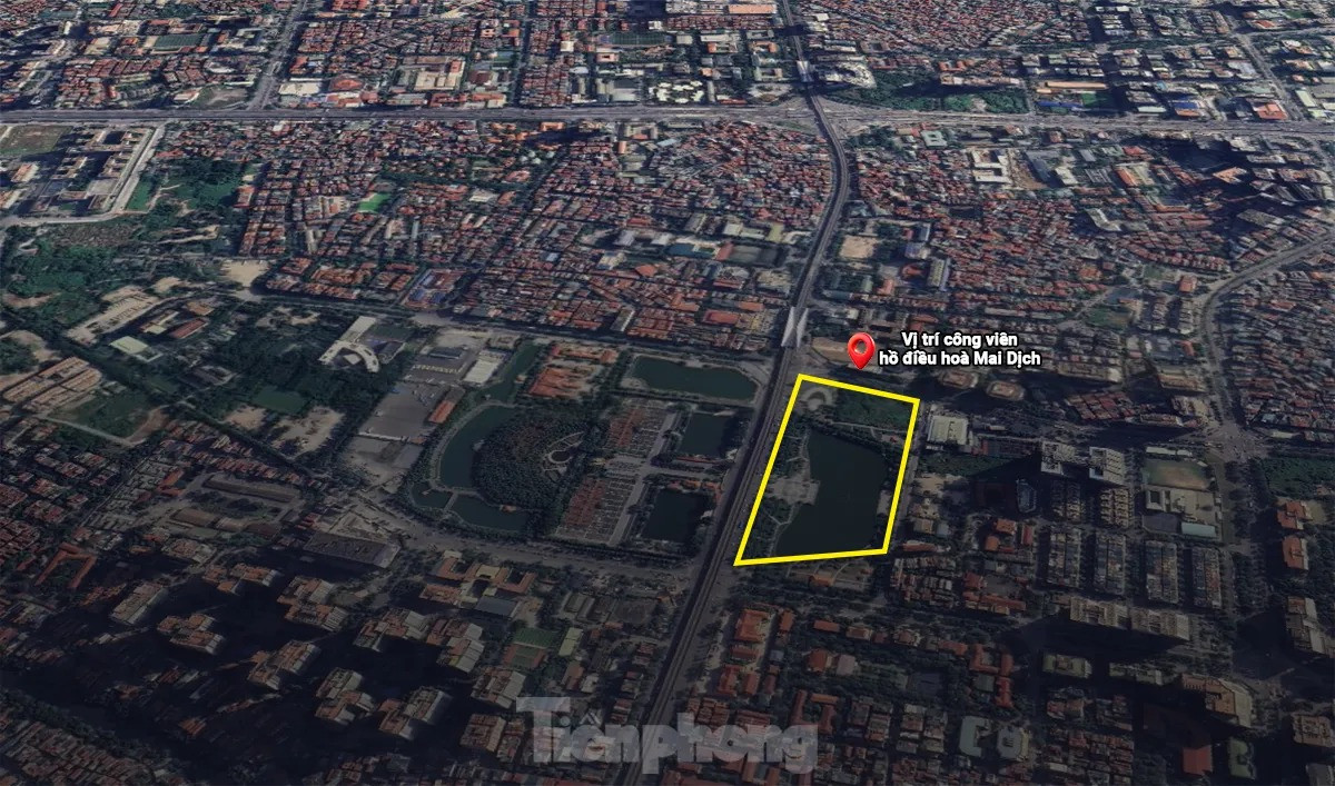 Công viên hồ điều hòa Mai Dịch (Hà Nội), rộng hơn 15ha, từng được kỳ vọng là "lá phổi xanh" của khu vực.