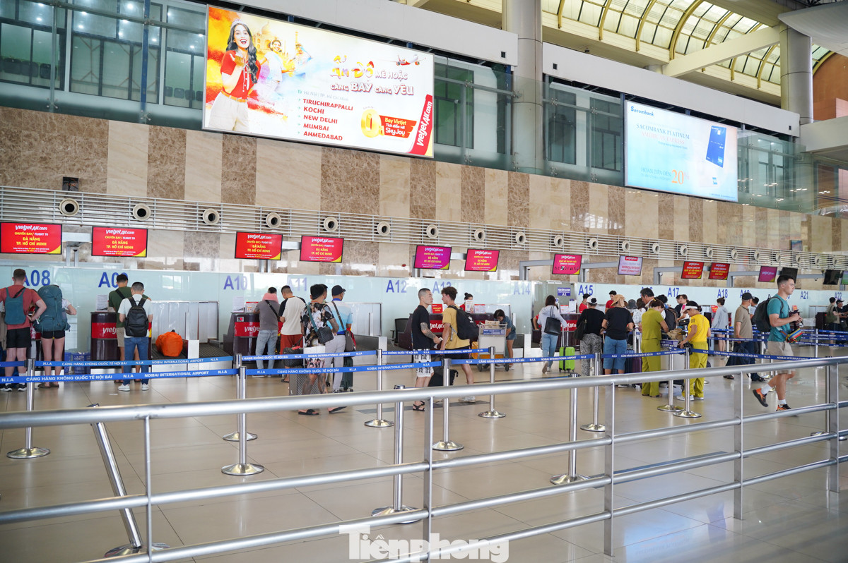 Cụ thể, trong ngày 7/9 sân bay Nội Bài ngừng tiếp thu, khai thác tàu bay từ 10h-19h.