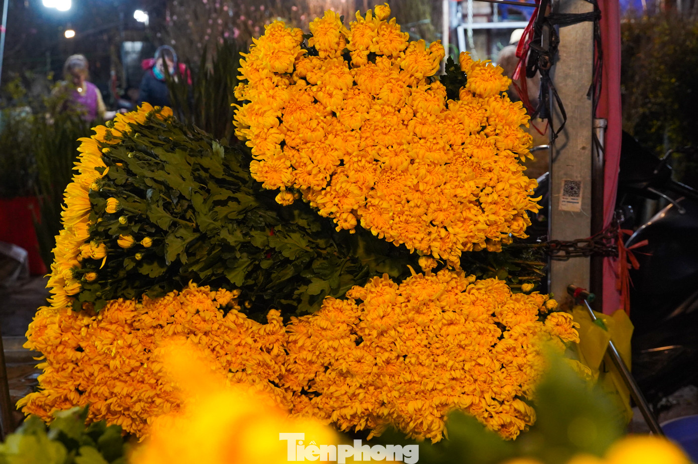 Rất nhiều hoa cúc được các tiểu thương bày ra để bán trong ngày Rằm và ông Công ông Táo nhưng không có khách đến hỏi mua. Rất nhiều hoa cúc được các tiểu thương bày ra để bán trong ngày Rằm và ông Công ông Táo nhưng không có khách đến hỏi mua.