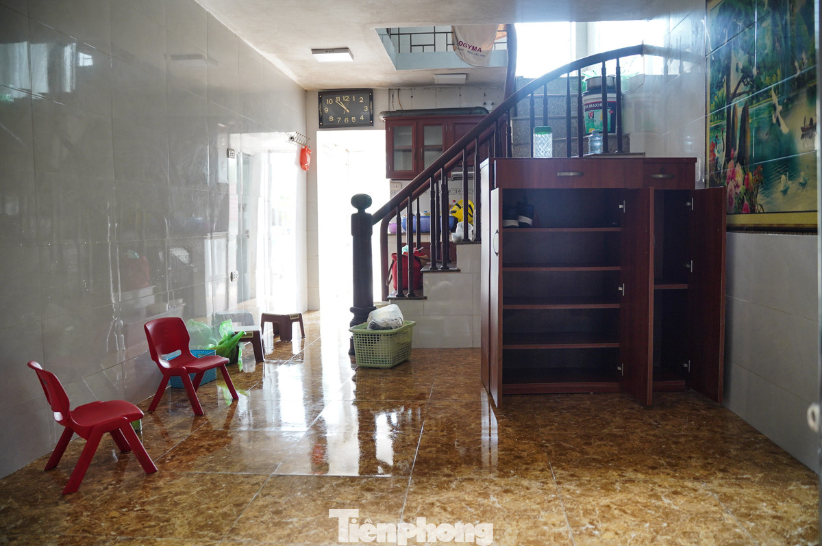 Đến trưa 13/9, một số gia đình đã cơ bản hoàn thành công tác dọn dẹp.