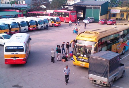 Bến xe phía Nam Huế. Ảnh; Dân Trí