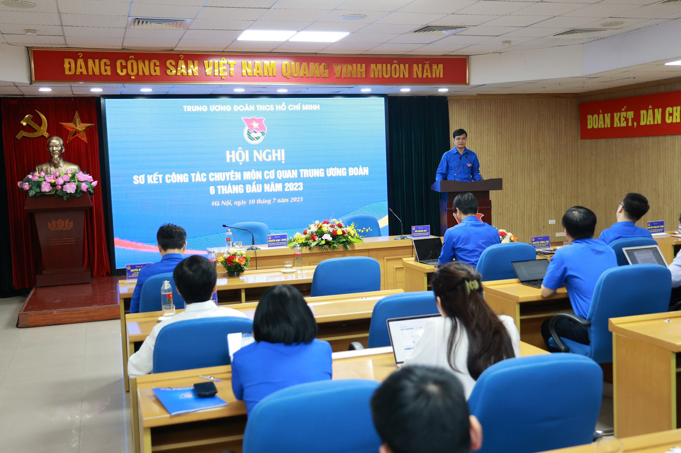 Hội nghị sơ kết công tác chuyên môn 6 tháng đầu năm 2023. Ảnh: Như Ý Hội nghị sơ kết công tác chuyên môn 6 tháng đầu năm 2023. Ảnh: Như Ý