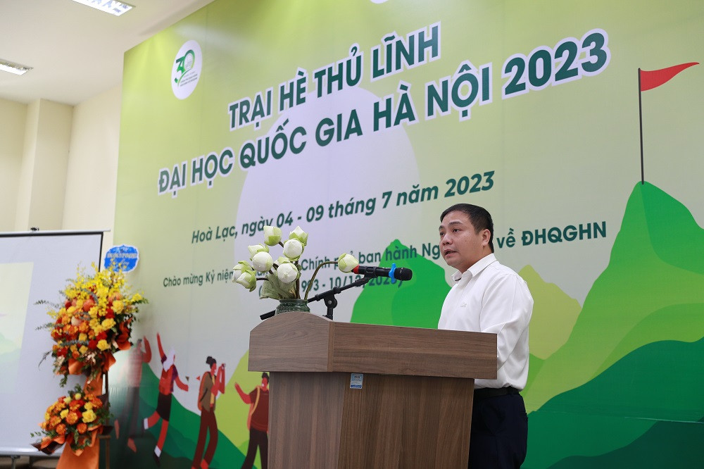 PGS.TS Đào Thanh Trường phát biểu khai mạc Trại hè PGS.TS Đào Thanh Trường phát biểu khai mạc Trại hè