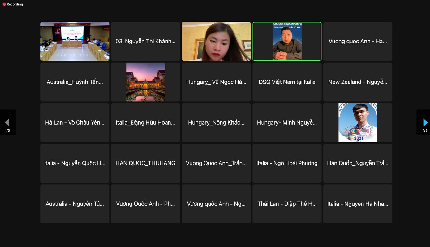 Các điểm cầu trực tuyến. Ảnh: Bảo Anh Các điểm cầu trực tuyến. Ảnh: Bảo Anh
