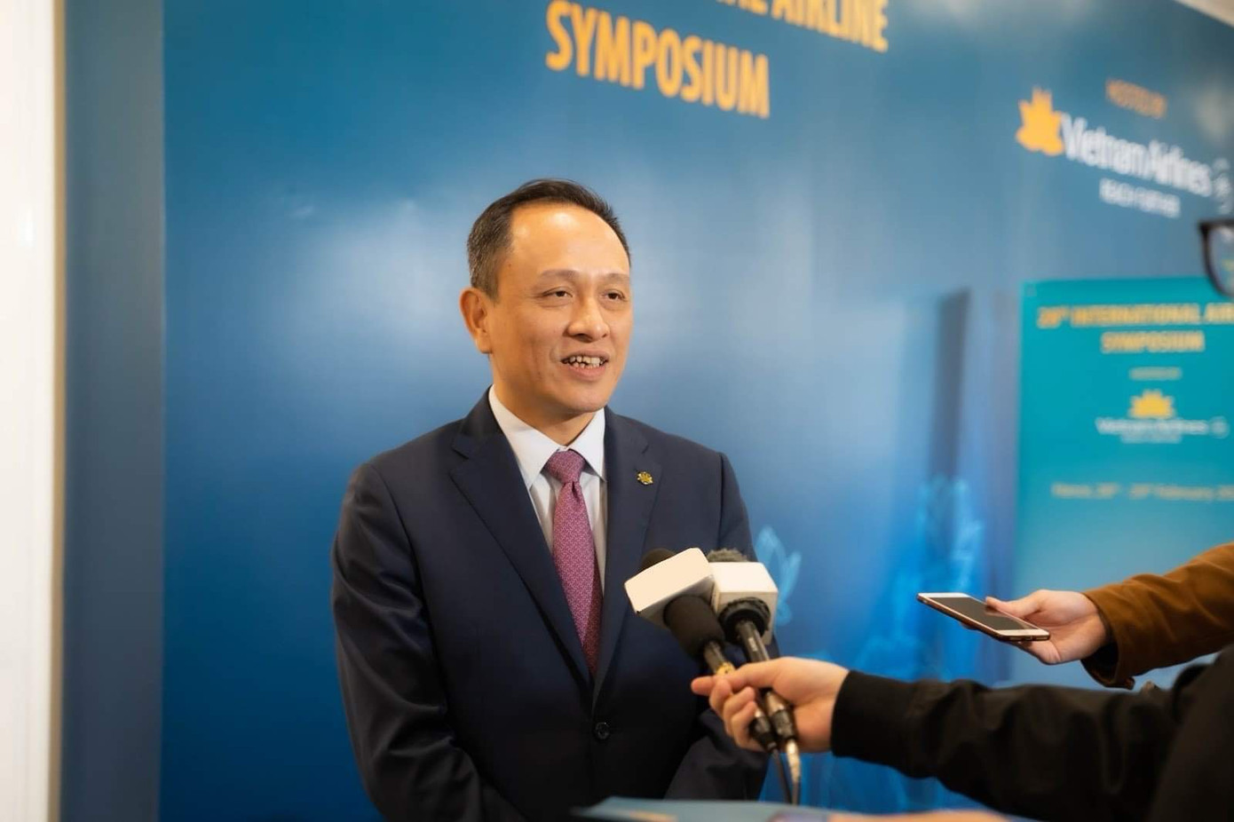 Ông Lê Hồng Hà - Tổng giám đốc thương hiệu Vietnam Airlines. Ảnh: VNA.
