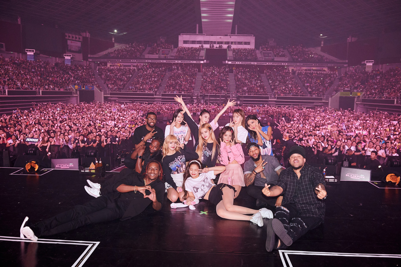 Show diễn của nhóm nhạc Black Pink ở Singapore vào năm 2024. Ảnh: Bandwagon Asia.