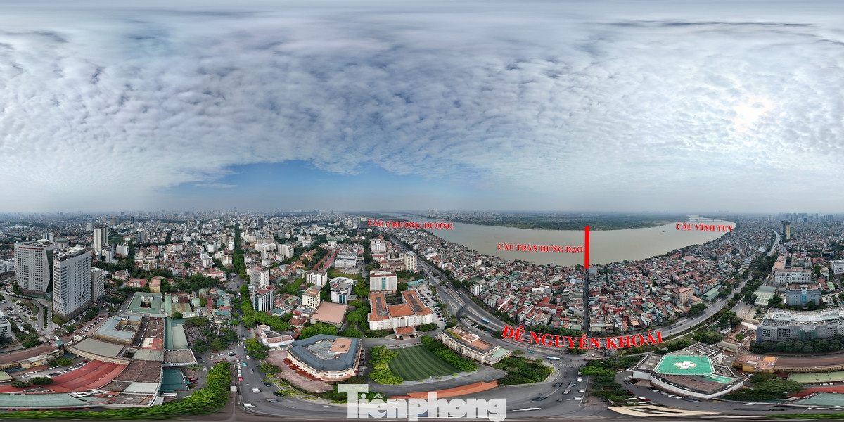 Cầu Trần Hưng Đạo có vị trí xây dựng ở giữa cầu Chương Dương và cầu Vĩnh Tuy. Phía trung tâm thành phố, chân cầu dự kiến tại khu vực ngã 5 phố Trần Hưng Đạo - Trần Thánh Tông. Phía Long Biên, điểm cuối tại khu vực giao cắt với Quốc lộ 5A (đường Nguyễn Văn Linh).