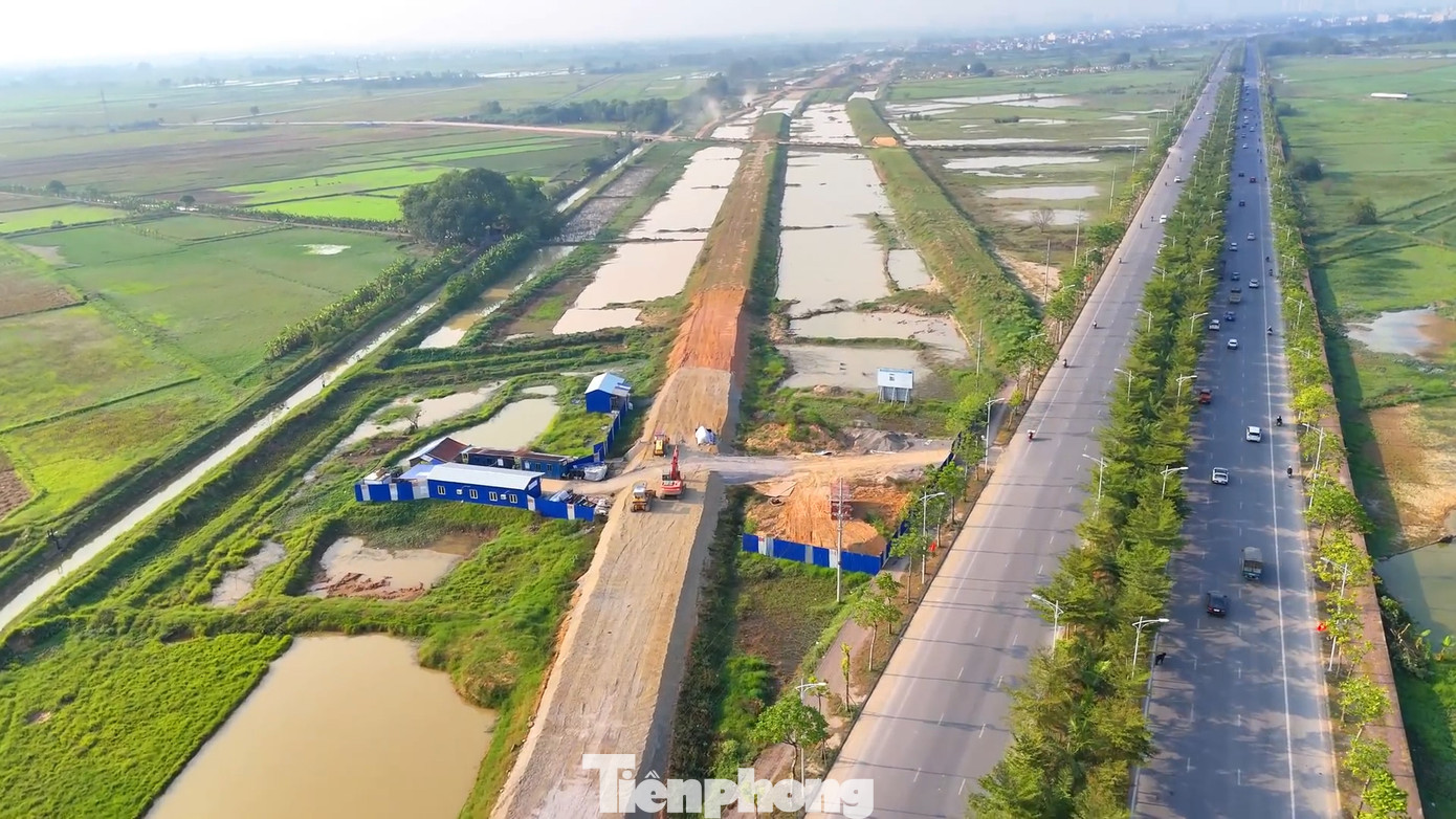 Trên địa bàn huyện Thanh Oai, vành đai 4 kết thúc ở đoạn xã Thanh Thùy, tiếp giáp xã Khánh Hà, huyện Thường Tín.