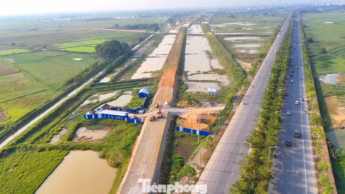 Trên địa bàn huyện Thanh Oai, vành đai 4 kết thúc ở đoạn xã Thanh Thùy, tiếp giáp xã Khánh Hà, huyện Thường Tín.