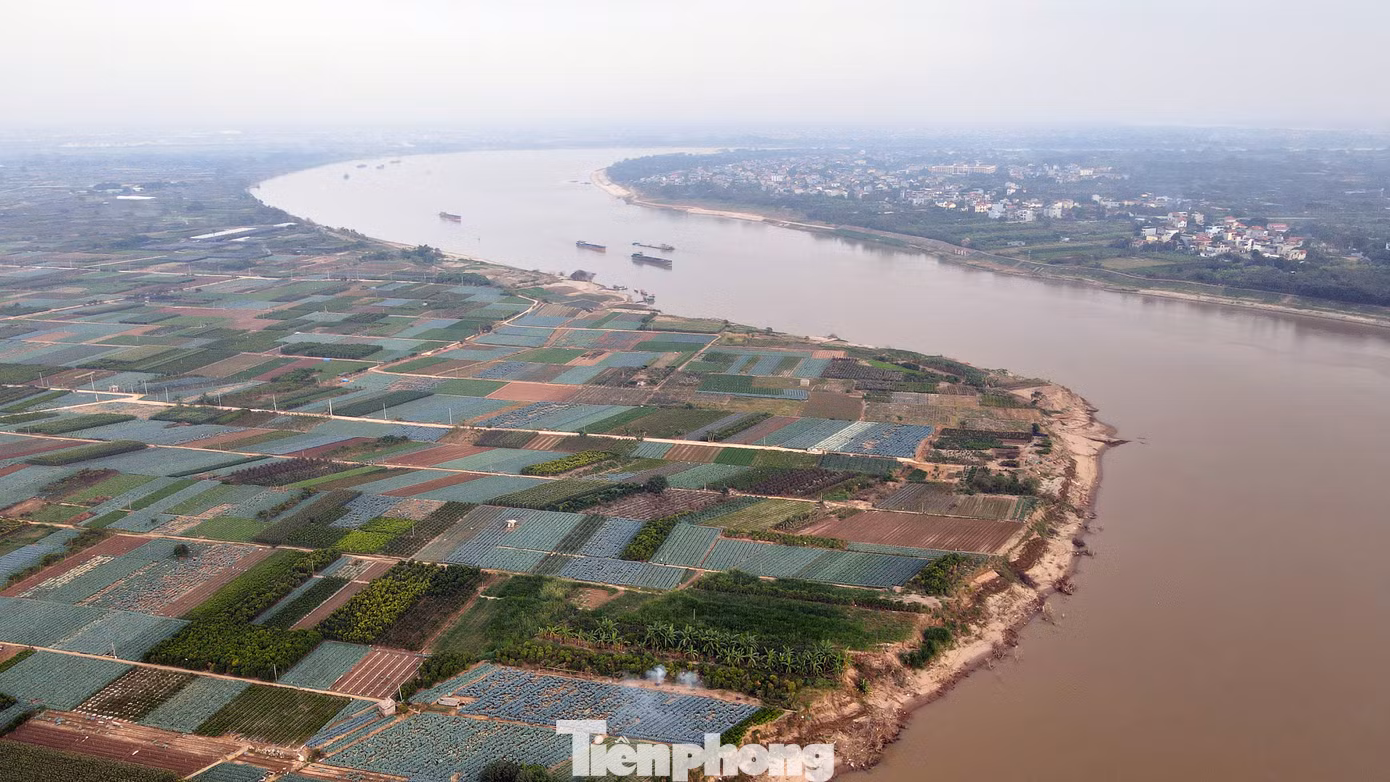Khu đất này có chiều dài khoảng 2 km tính từ đường cao tốc Pháp Vân - Cầu Giẽ ra tới mép sông Hồng. Trong khi đó, các thửa đất trùng với vị trí xây dựng cầu Ngọc Hồi ở phía Đông sông Hồng vẫn chưa được đưa vào kế hoạch sử dụng, kể cả cấp thành phố.