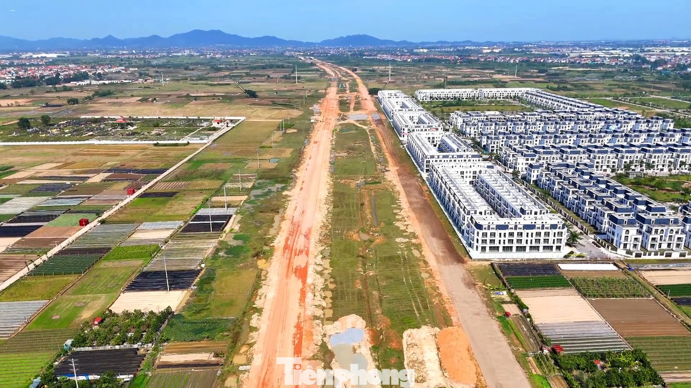 Khu đô thị HUD của huyện Mê Linh nằm ngay cạnh dự án đường Vành Đai 4 vùng thủ đô