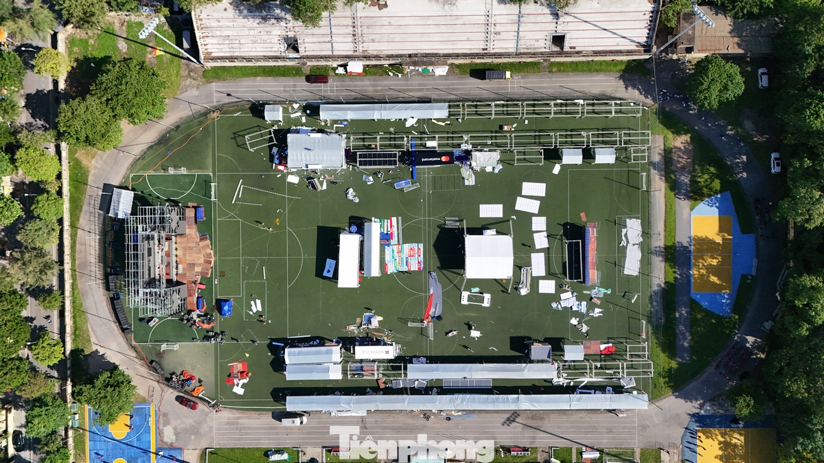 Toàn cảnh nơi sẽ diễn ra Ngày Thẻ Việt Nam 2024 - Sóng Festival nhìn từ trên cao.