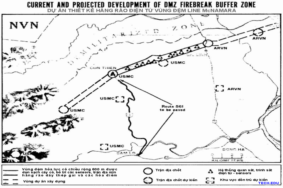 Dự án hàng tỷ dollar này được hy vọng có thể chặn đứng sự chi viện của miền Bắc XHCN cho cuộc đấu tranh giải phóng dân tộc ở Miền Nam Việt Nam