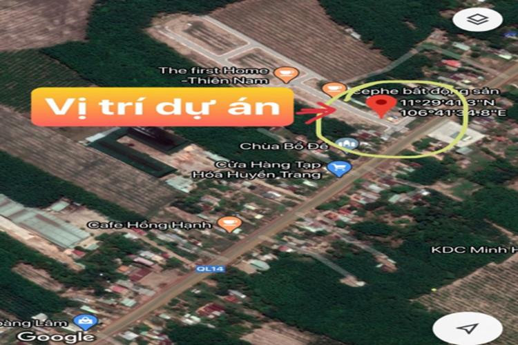 Vị trí dự kiến triển khai dự án nhưng bị hủy