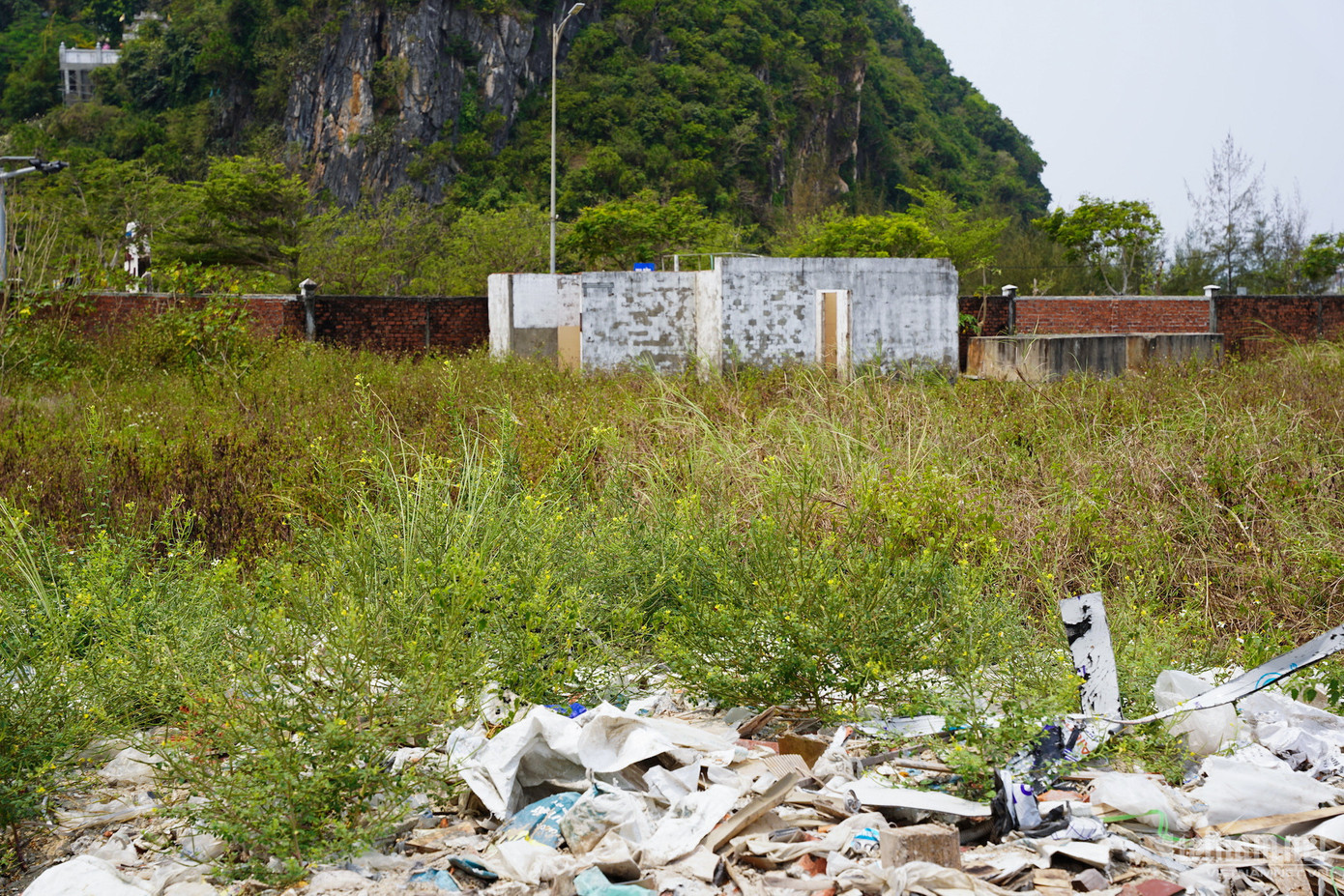 Dự án khu du lịch ven biển của Vũ "Nhôm" bị bỏ hoang cả chục năm nay.