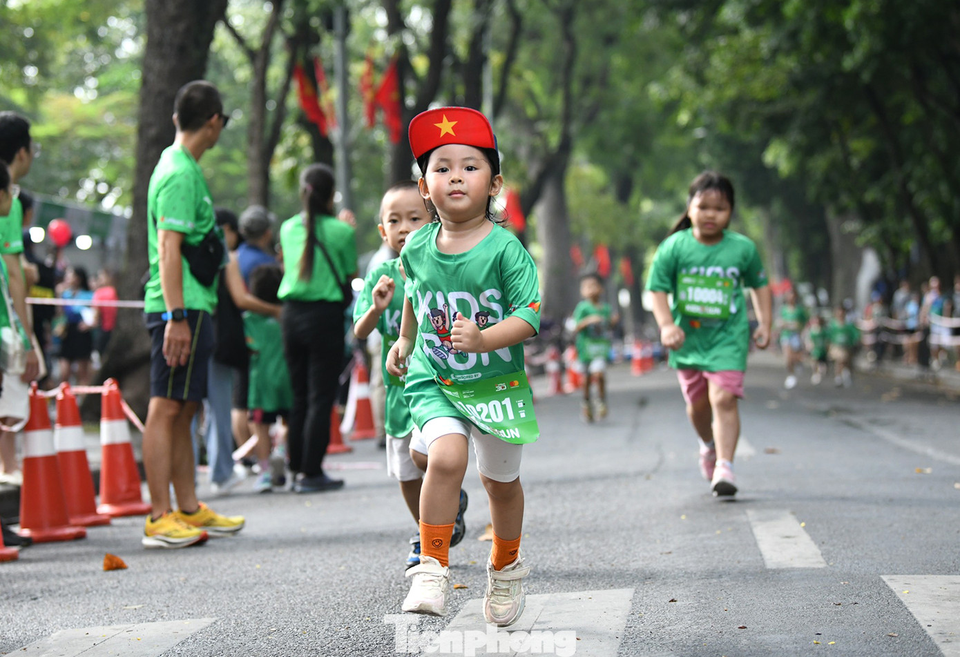 Đường chạy Mastercard Kids Run dành riêng cho trẻ em.