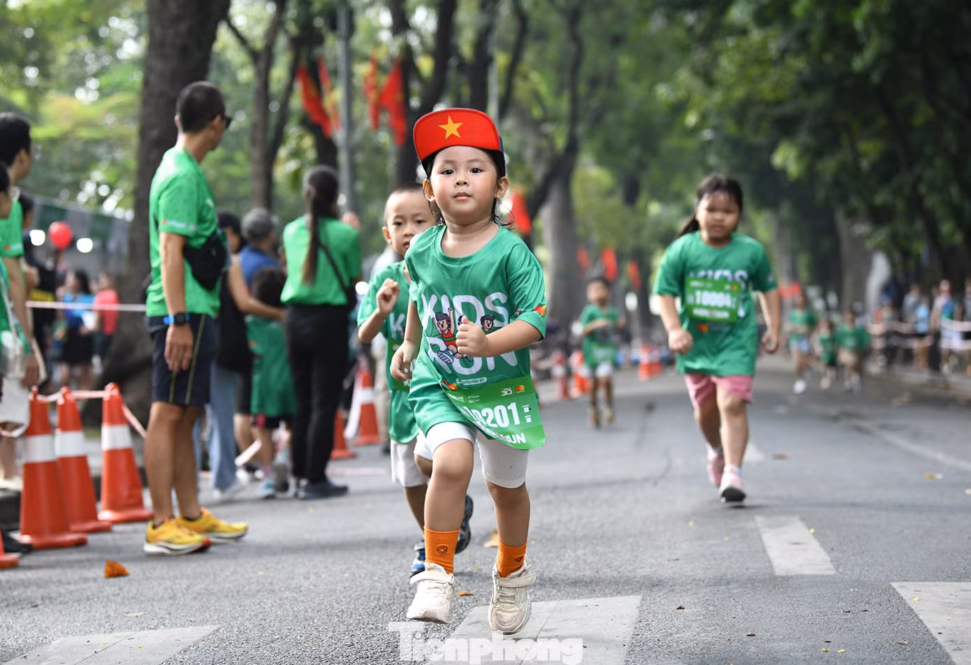 Đường chạy Mastercard Kids Run dành riêng cho trẻ em.