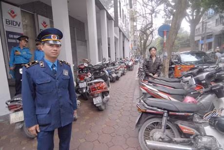 Bãi đỗ xe vượt quá quy định cho phép